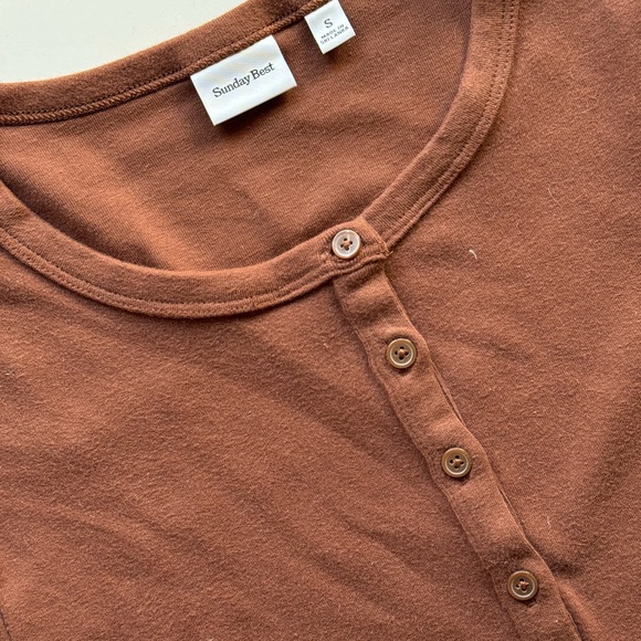 NWT Sunday best long sleeve button up shirt - Picture 2 of 2